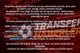 Samsunspor Avrupa’da Tarih Yazıyor: Takım Ruhu ve Başarı Hikayesi