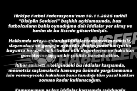 Ersin Destanoğlu’dan Bahis Skandalı Açıklaması: “Vicdanım Rahat!” – Türk Futbolunda Temizlik Vurgusu