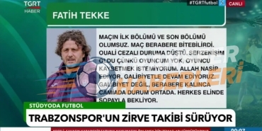 Trabzonspor’un Yükselişi: Fatih Tekke Etkisi ve Büyük Derbi Öncesi Son Bakış