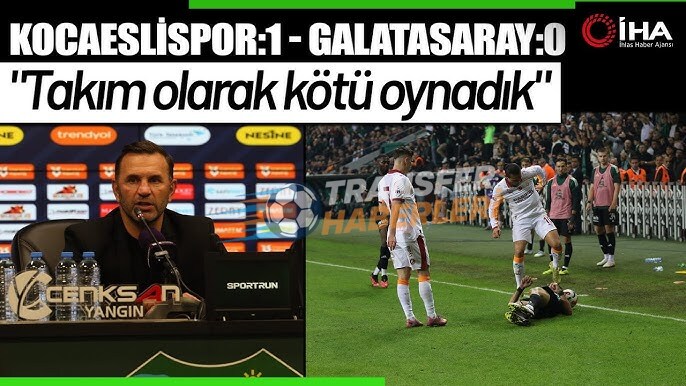 Galatasaray’ın Kocaelispor Mağlubiyeti: Sadece Bir Yol Kazası mı, Yoksa Derin Sorunların Habercisi mi?