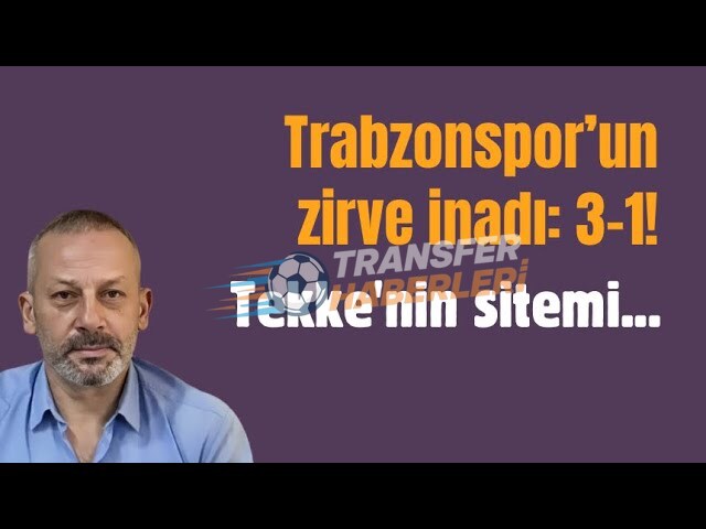 Trabzonspor’un Zirve İnadı: Konyaspor Maçı ve Ernest Muçi’nin Yükselişi