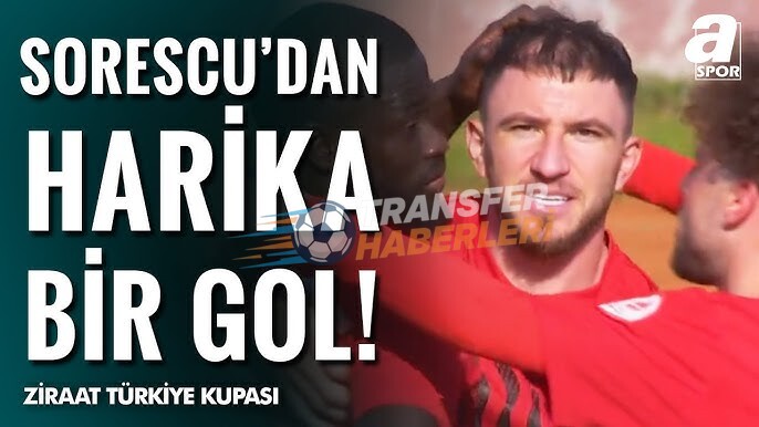 Deian Sorescu’dan Harika Frikik Golü: Gaziantep FK Farkı Açıyor