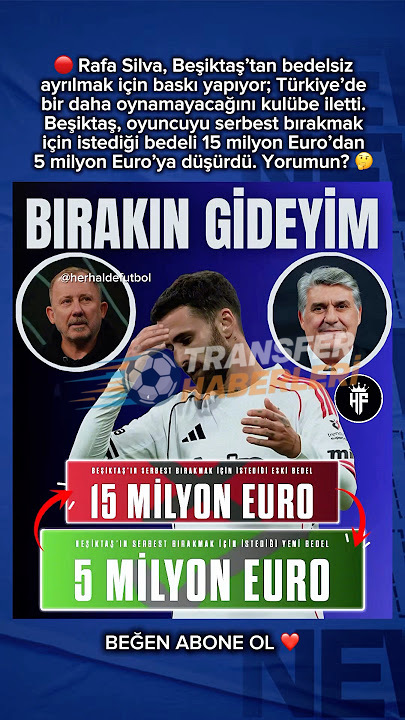 Rafa Silva Beşiktaş’tan Ayrılıyor mu? Krizin Perde Arkası
